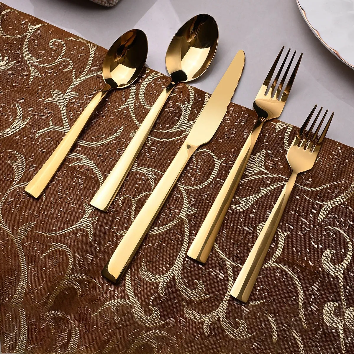 Gold Cutlery Set Gold Cutlery Set