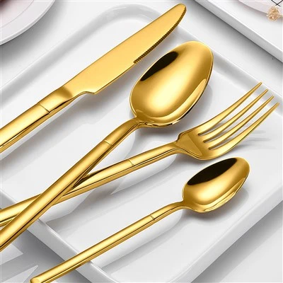 Gold Flatware Set Ready To Ship