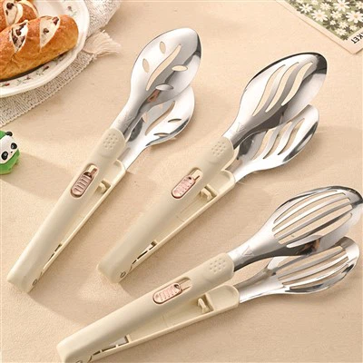 Stainless Steel Tongs for Bread